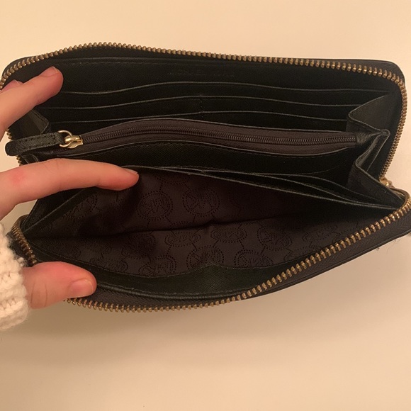 Michael Kors Black Leather Wallet - Picture 7 of 7